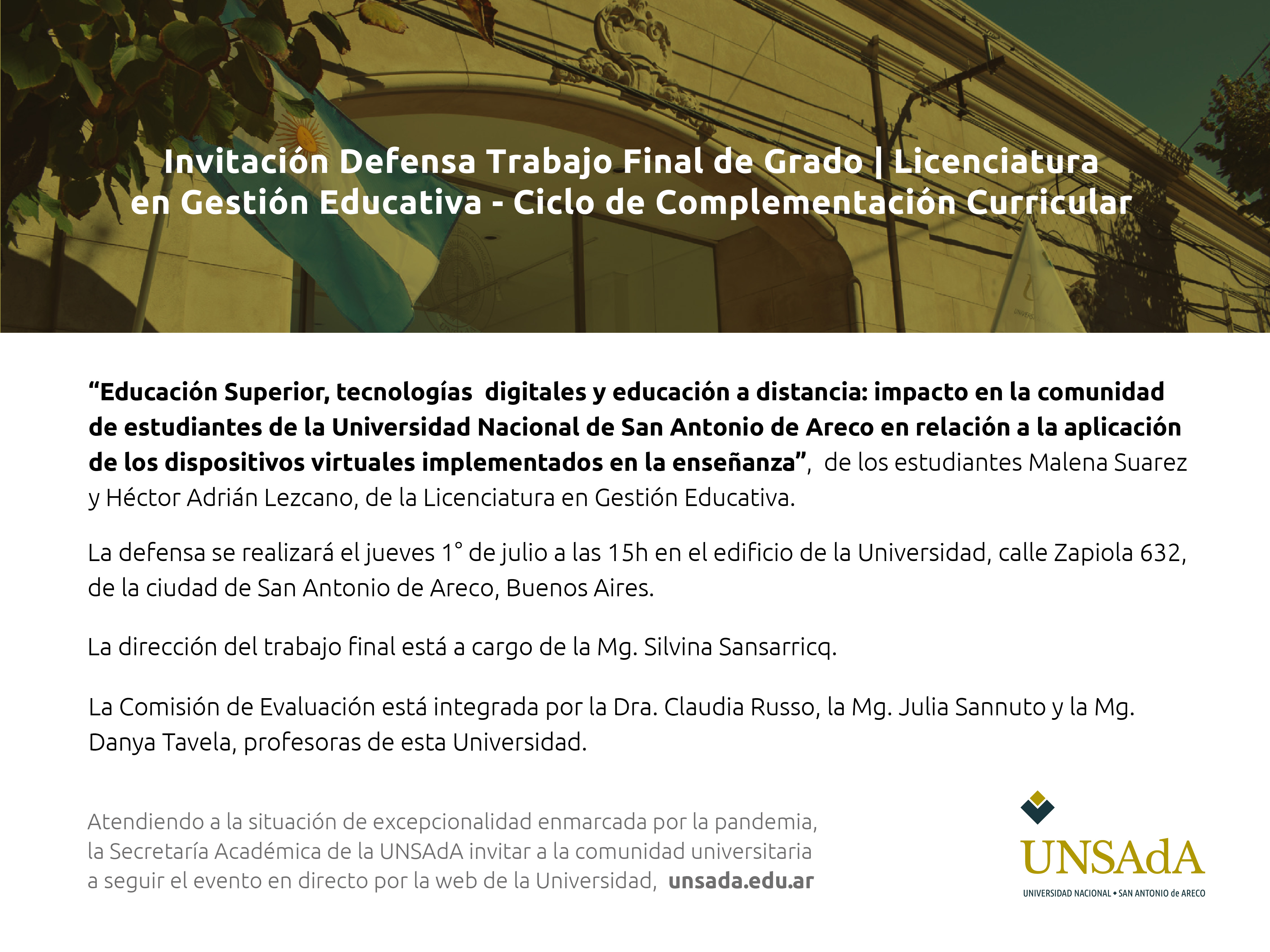 Defensa Trabajo Final De Grado