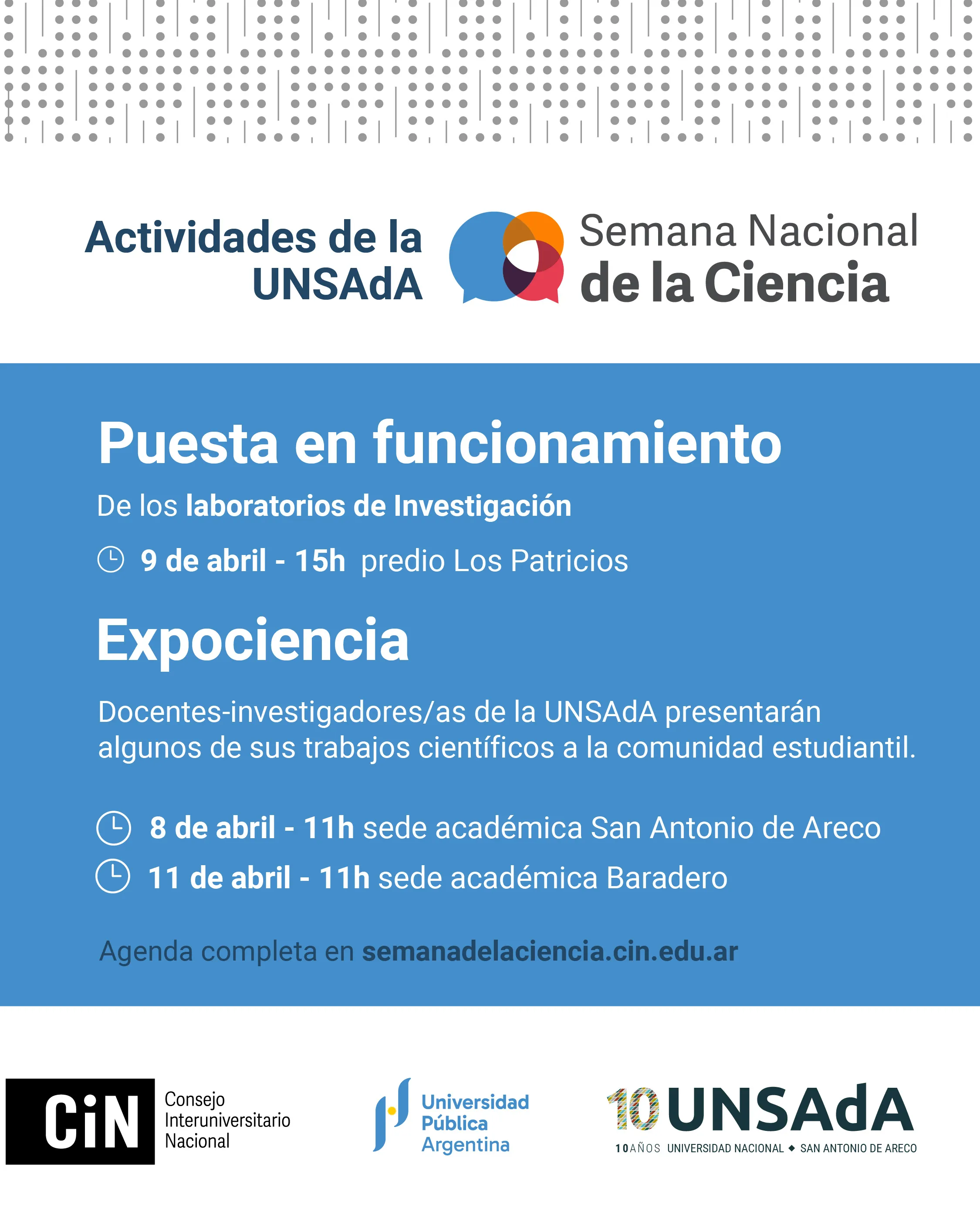 Semana Nacional de la Ciencia 2025