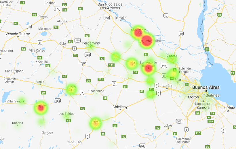 Mapa Inscriptos 2021